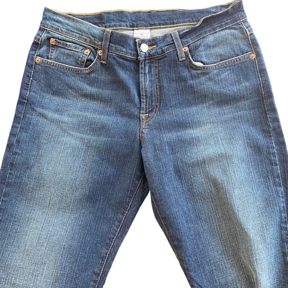 LUCKY BRAND Dungarees Boot Cut Jeans Size 10/30 - Picture 4 of 11